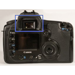Замена крышки окуляра видоискателя Canon EOS 20D